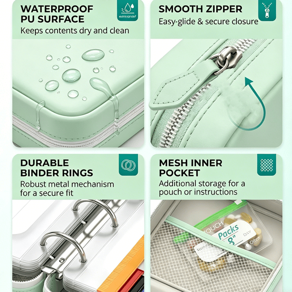 PILLTREK – zestaw organizerów podróżnych na tabletki