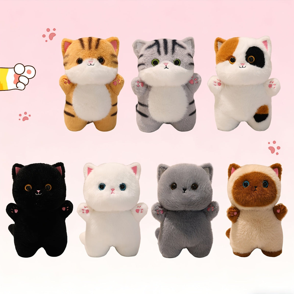 Pluszowy kot | Puszysty maskotka | Przytulanka dla dzieci | CuddleCat