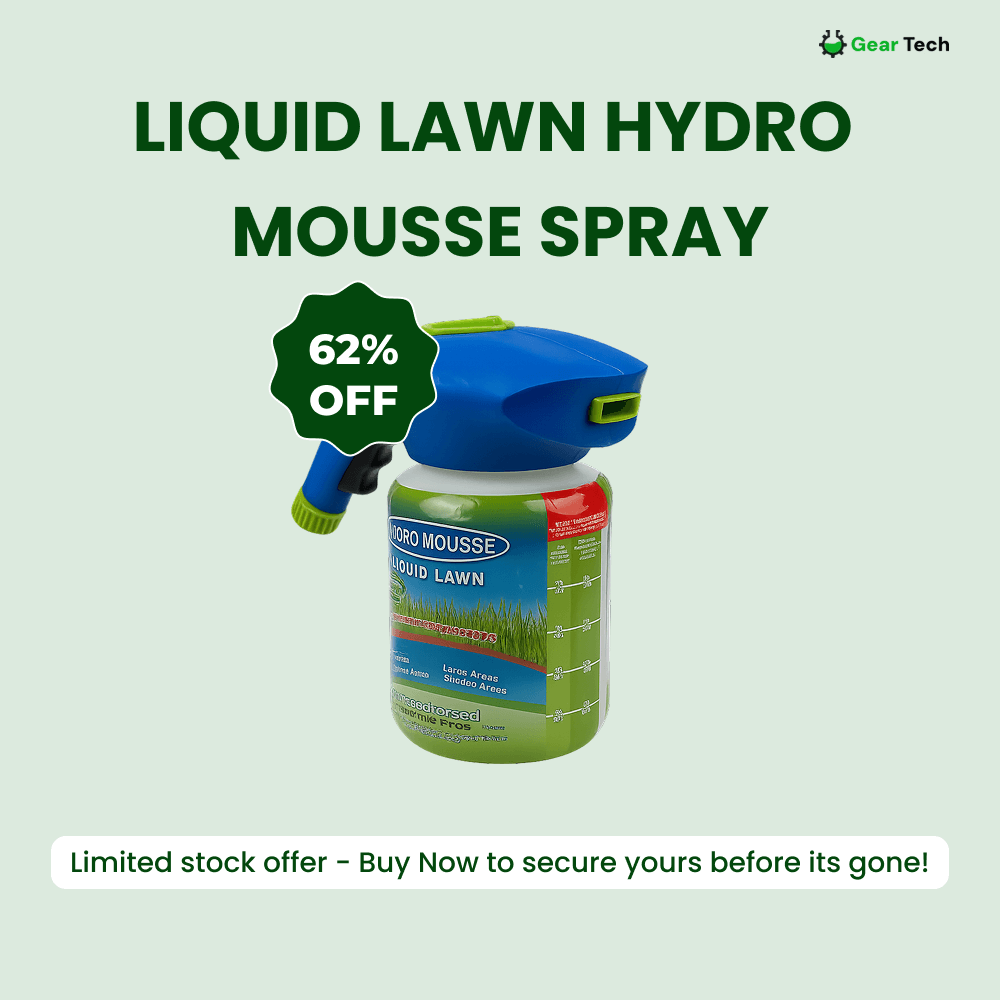 Płynny trawnik Hydro Mousse w sprayu – łatwe zastosowanie na łyse miejsca i tereny o dużym natężeniu ruchu