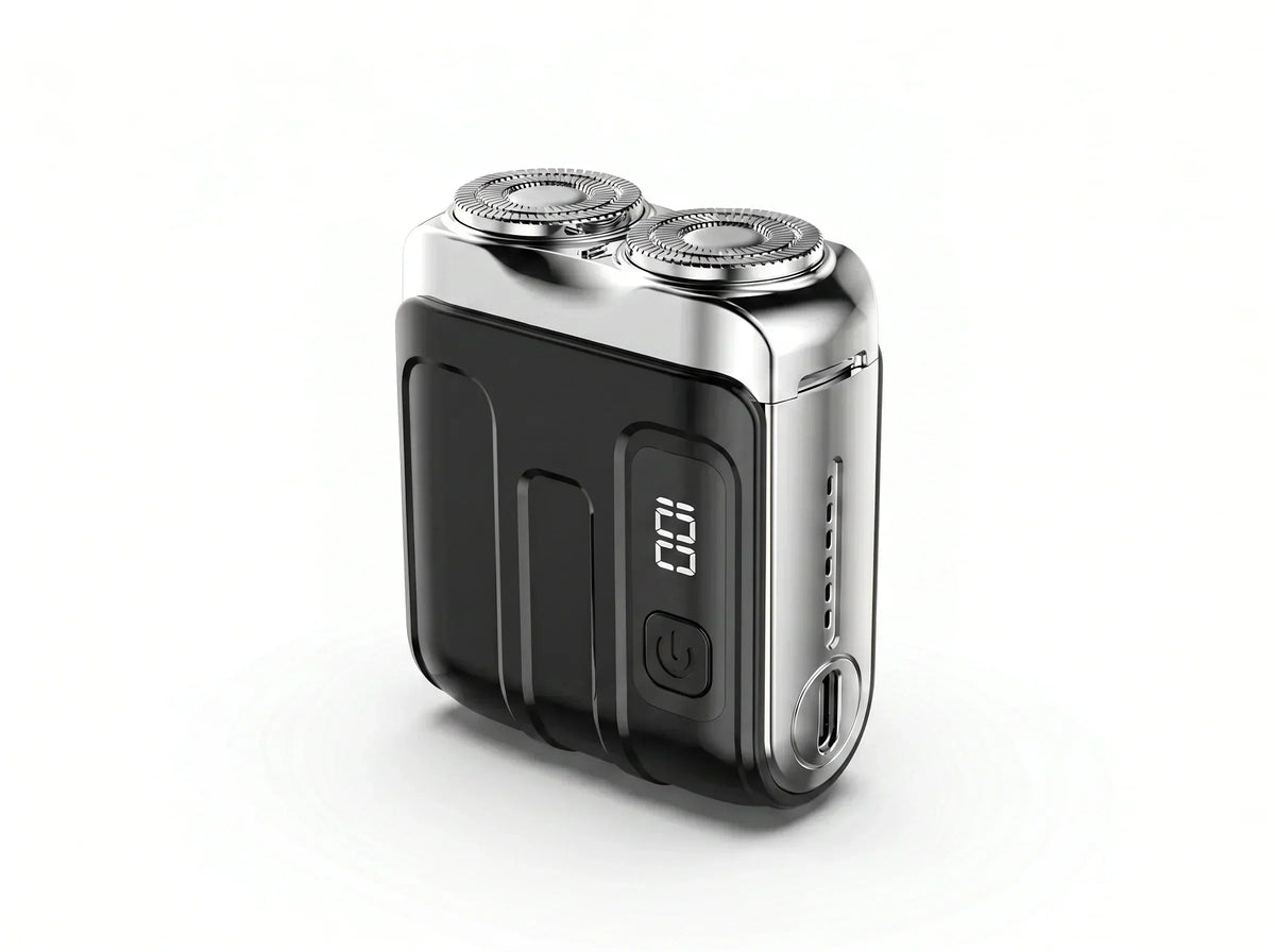 Pocket Shaver – przenośna elektryczna maszynka do golenia dla mężczyzn, mini maszynka podróżna z baterią USB-C, do golen