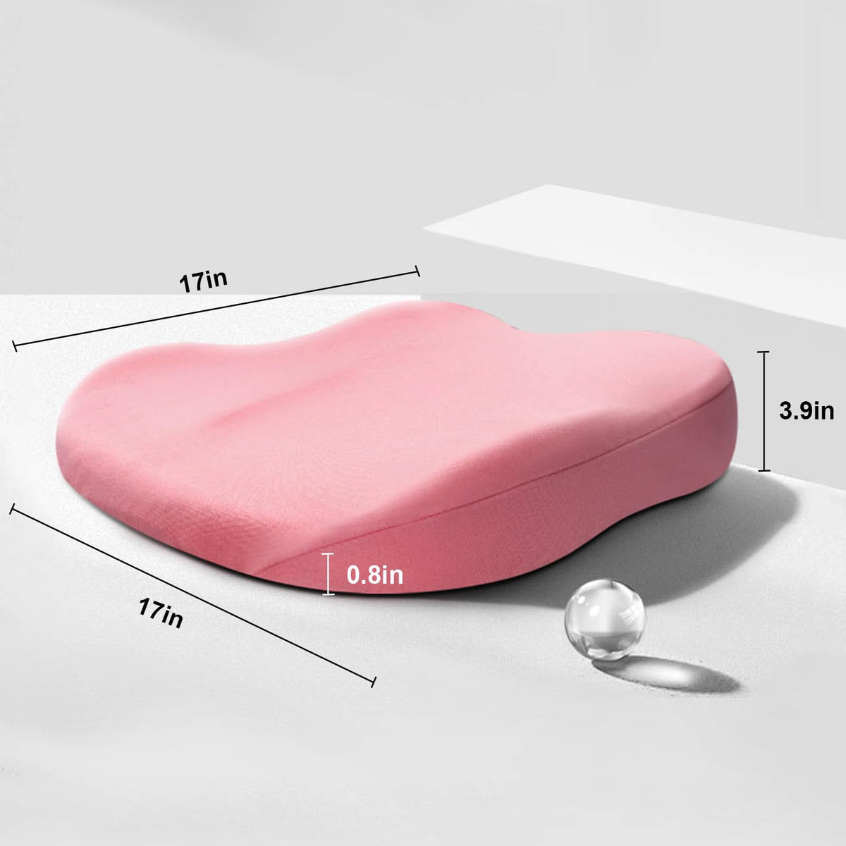Podwyższająca poduszka samochodowa – ergonomiczna podkładka na siedzenie z pianką memory