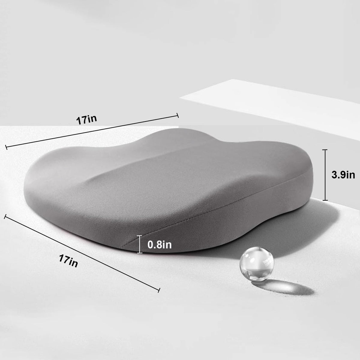 Podwyższająca poduszka samochodowa – ergonomiczna podkładka na siedzenie z pianką memory