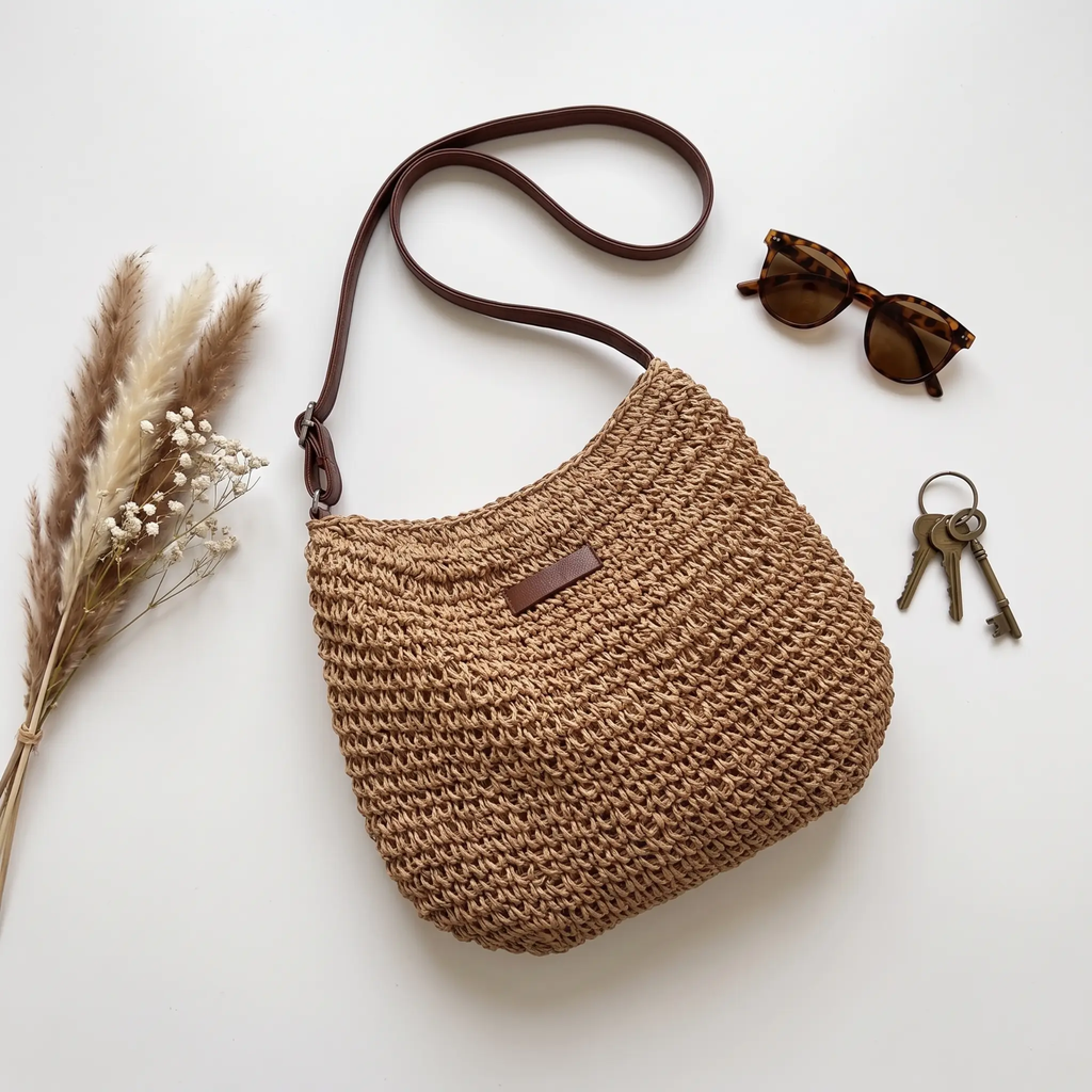 Pojemna torba na ramię w stylu boho Polwora