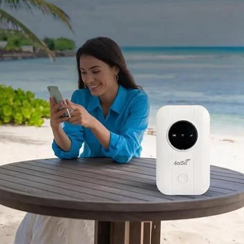 Przenośny router Wi-Fi | obsługa 5G i stabilny sygnał | gotowy do podróży