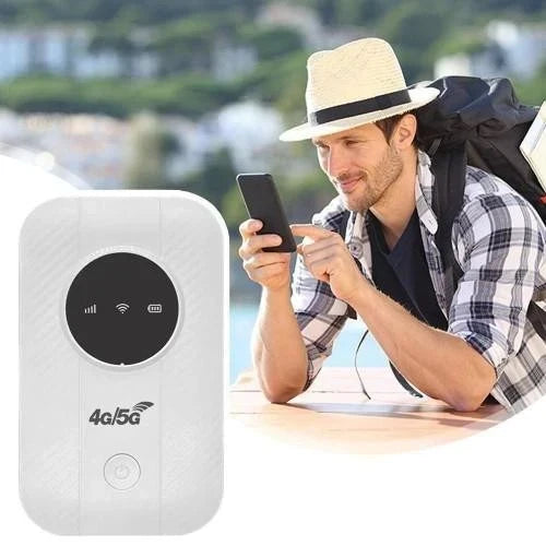Przenośny router Wi-Fi | obsługa 5G i stabilny sygnał | gotowy do podróży