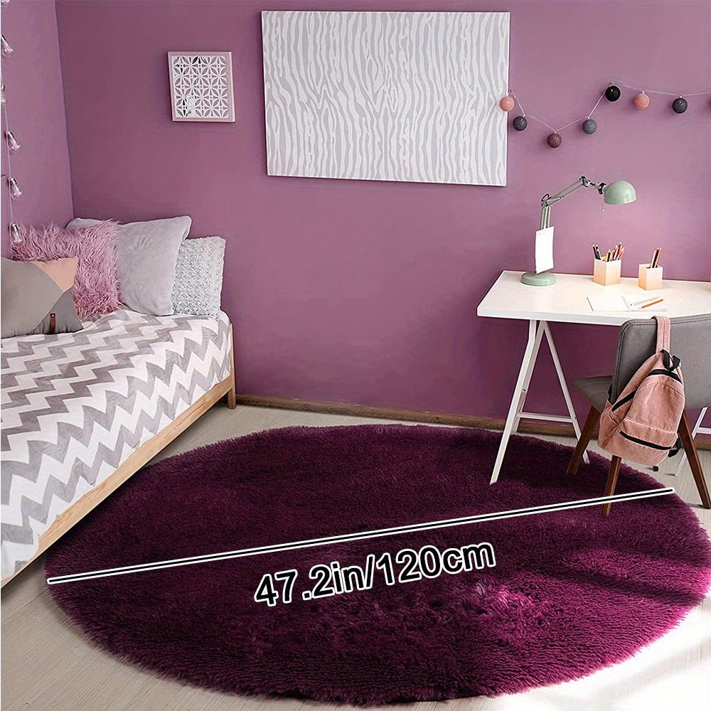 Puszysty okrągły dywan Clouda