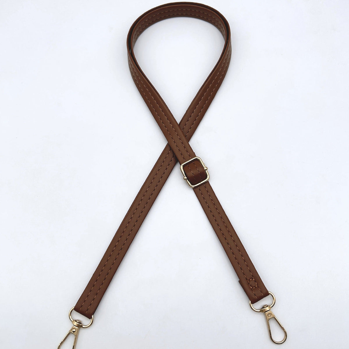 Regulowany skórzany pasek crossbody