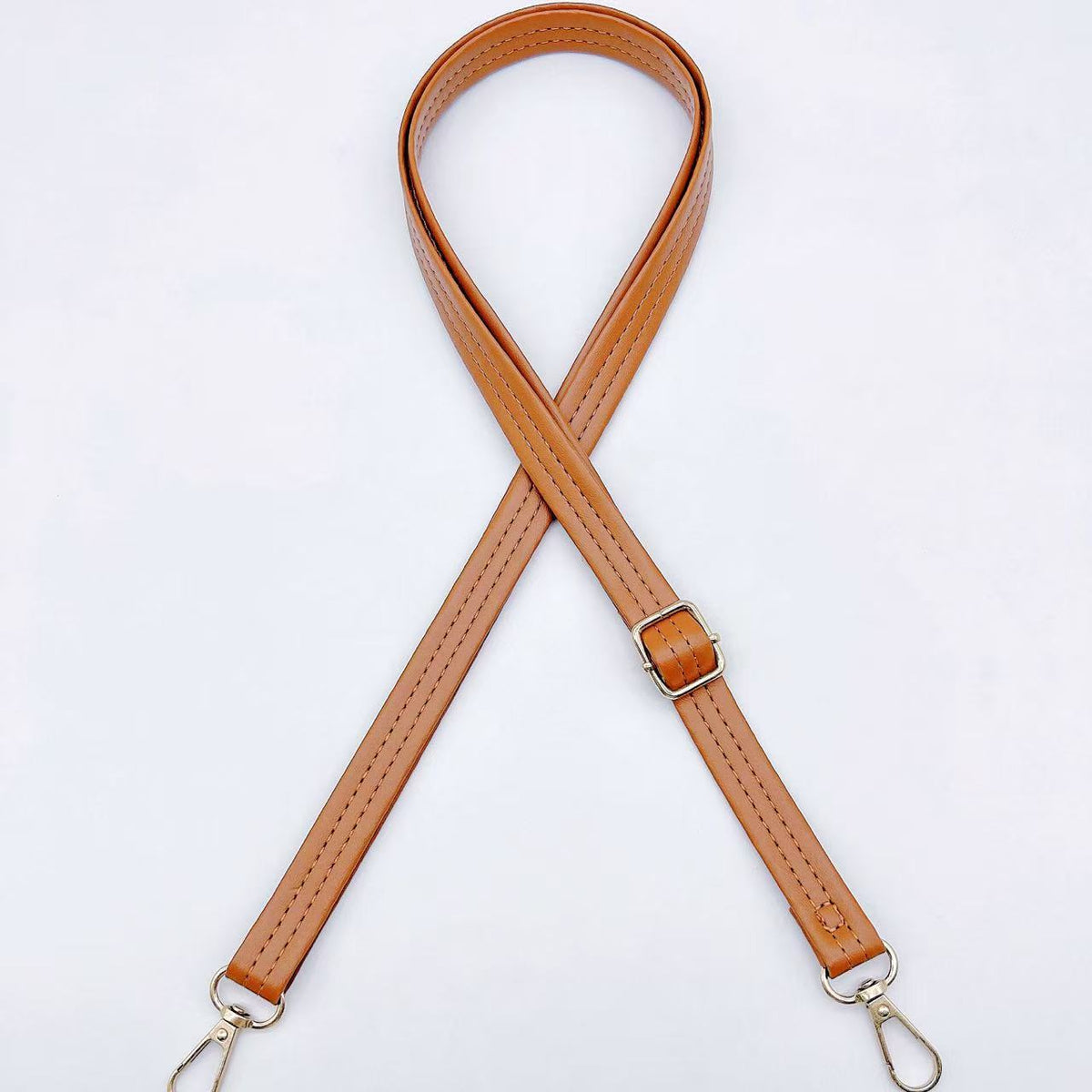 Regulowany skórzany pasek crossbody
