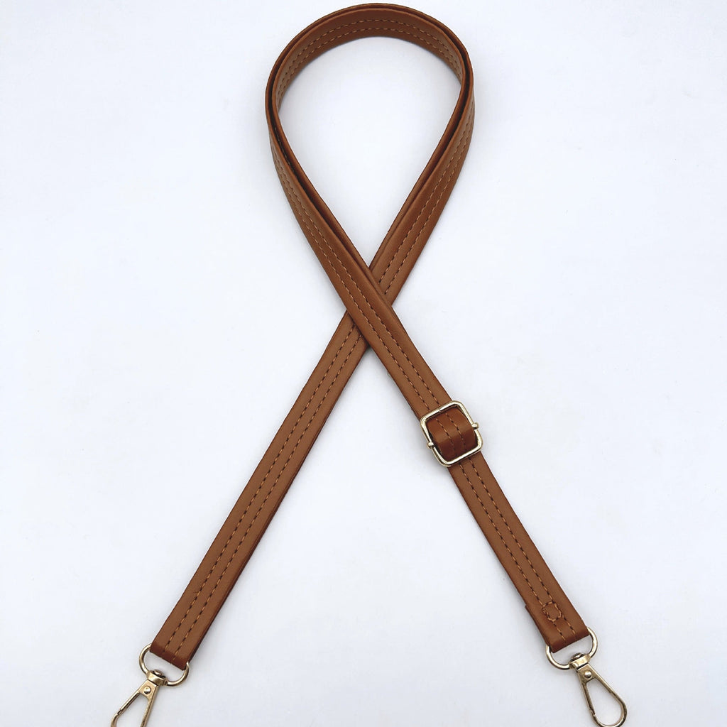 Regulowany skórzany pasek crossbody