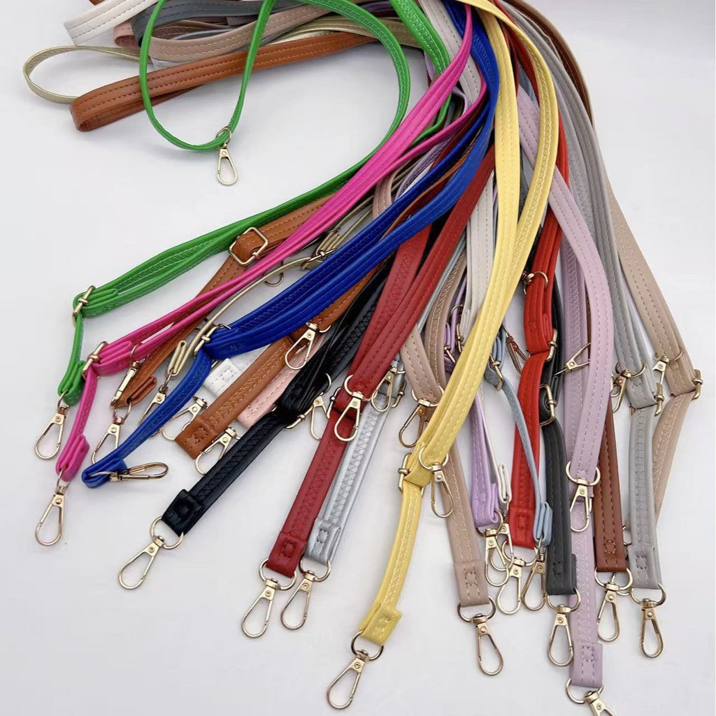 Regulowany skórzany pasek crossbody