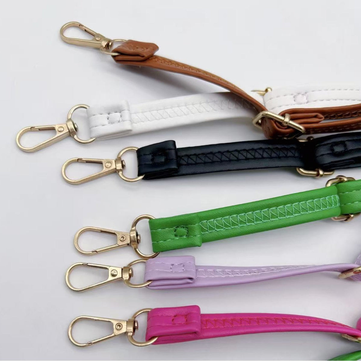 Regulowany skórzany pasek crossbody