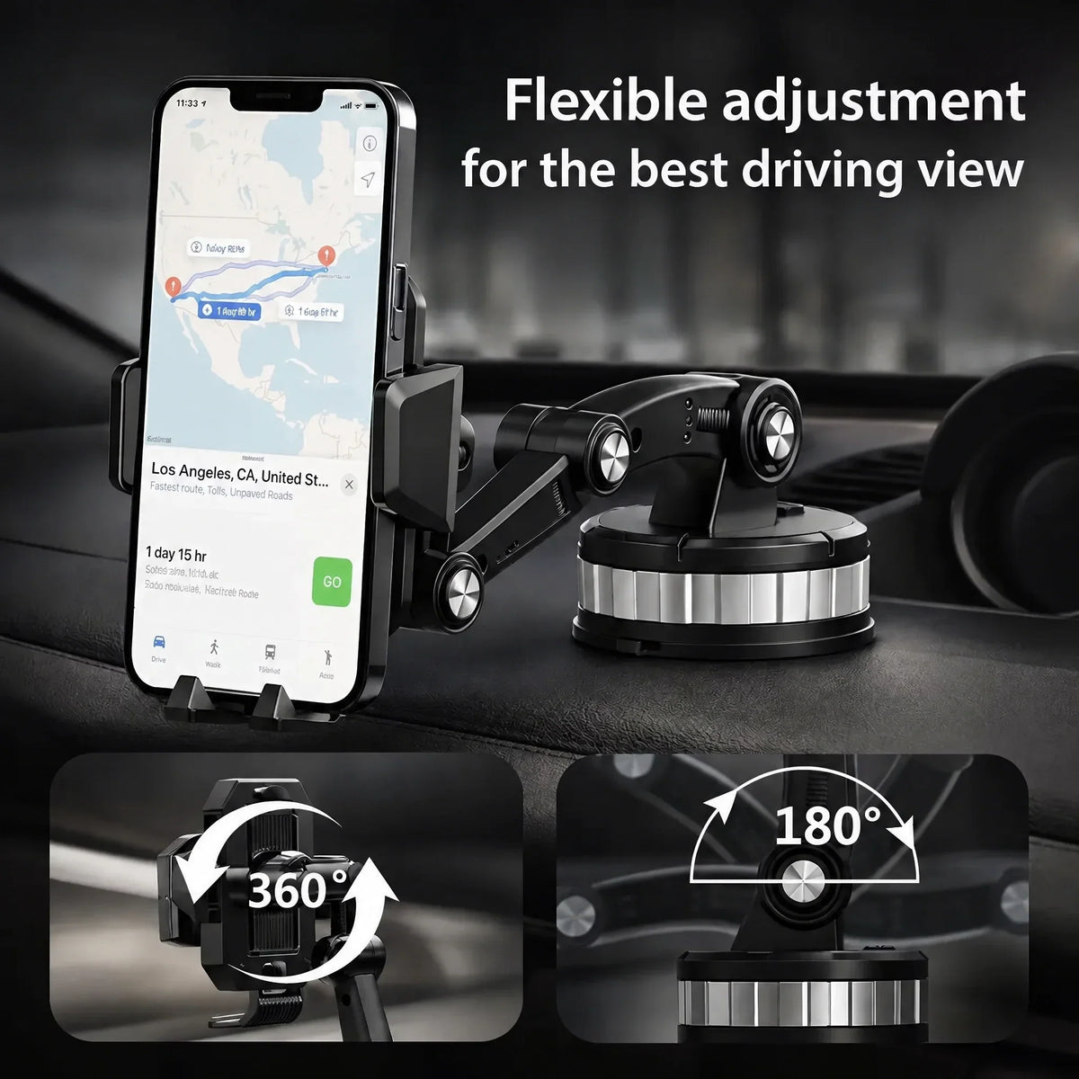 Samochodowy uchwyt na telefon | LuxGrip