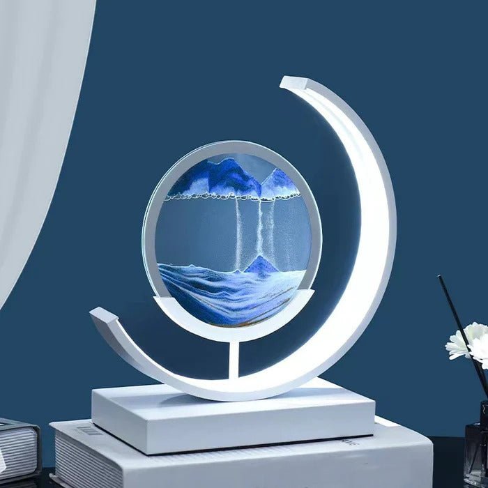 Sandlight – lampa stołowa LED z ruchomym piaskiem