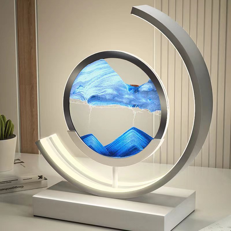 Sandlight – lampa stołowa LED z ruchomym piaskiem
