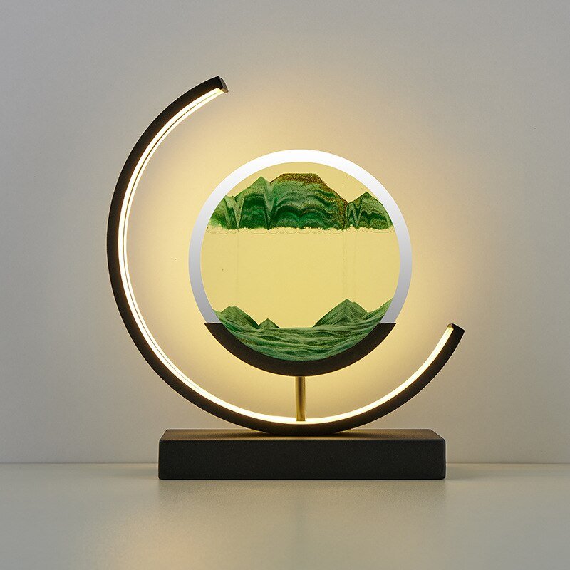 Sandlight – lampa stołowa LED z ruchomym piaskiem