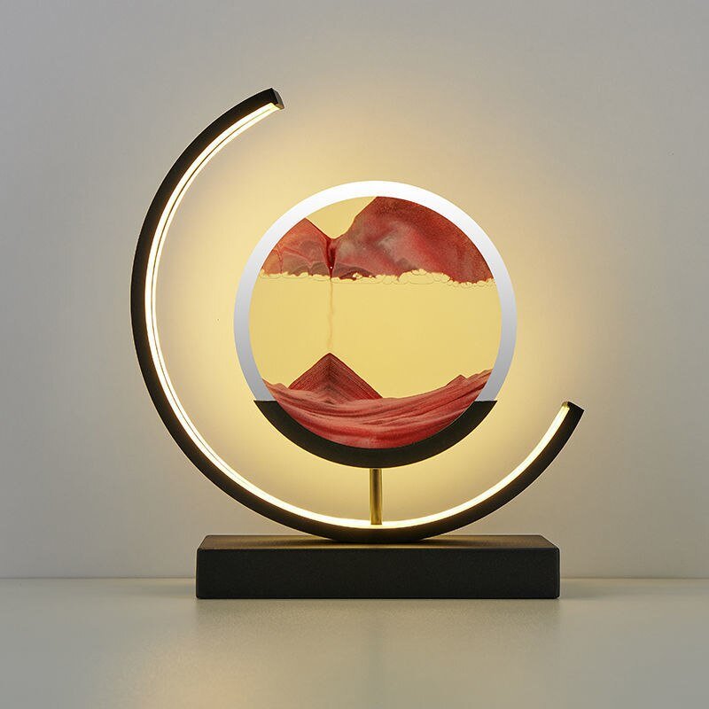 Sandlight – lampa stołowa LED z ruchomym piaskiem