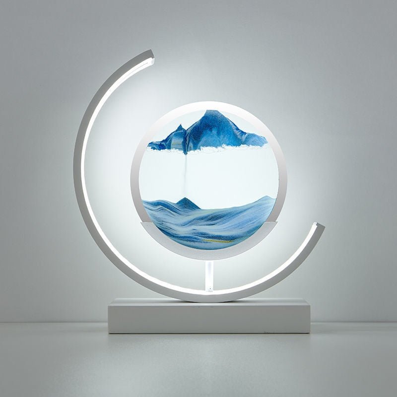 Sandlight – lampa stołowa LED z ruchomym piaskiem