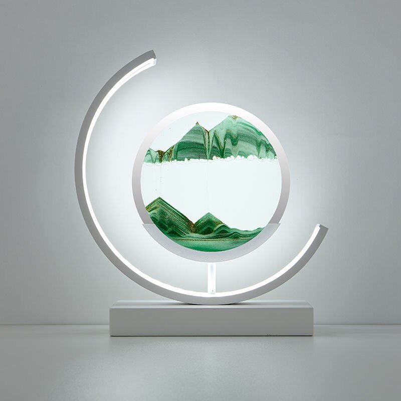 Sandlight – lampa stołowa LED z ruchomym piaskiem