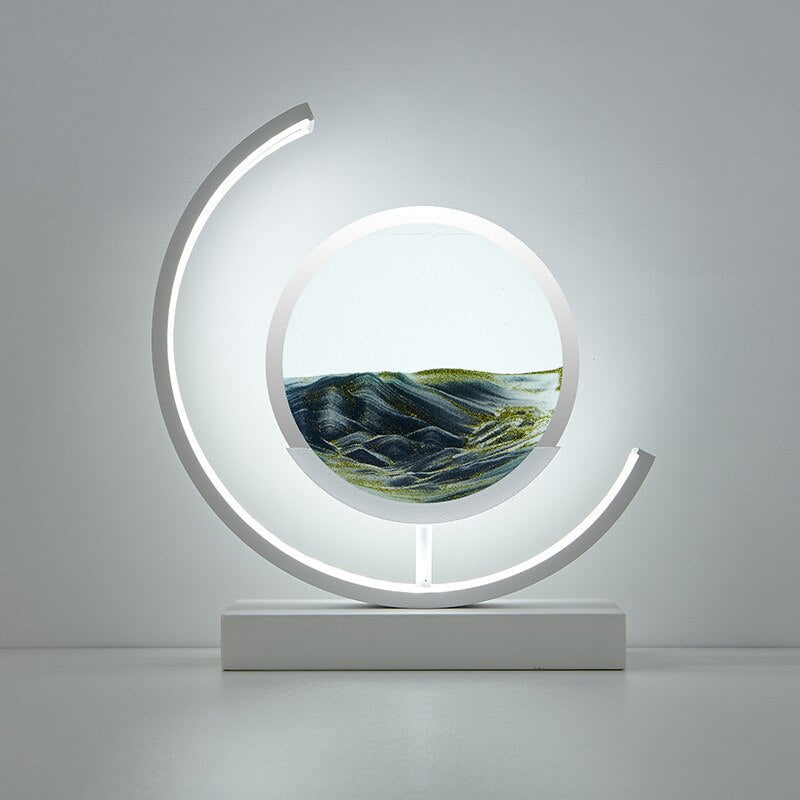 Sandlight – lampa stołowa LED z ruchomym piaskiem