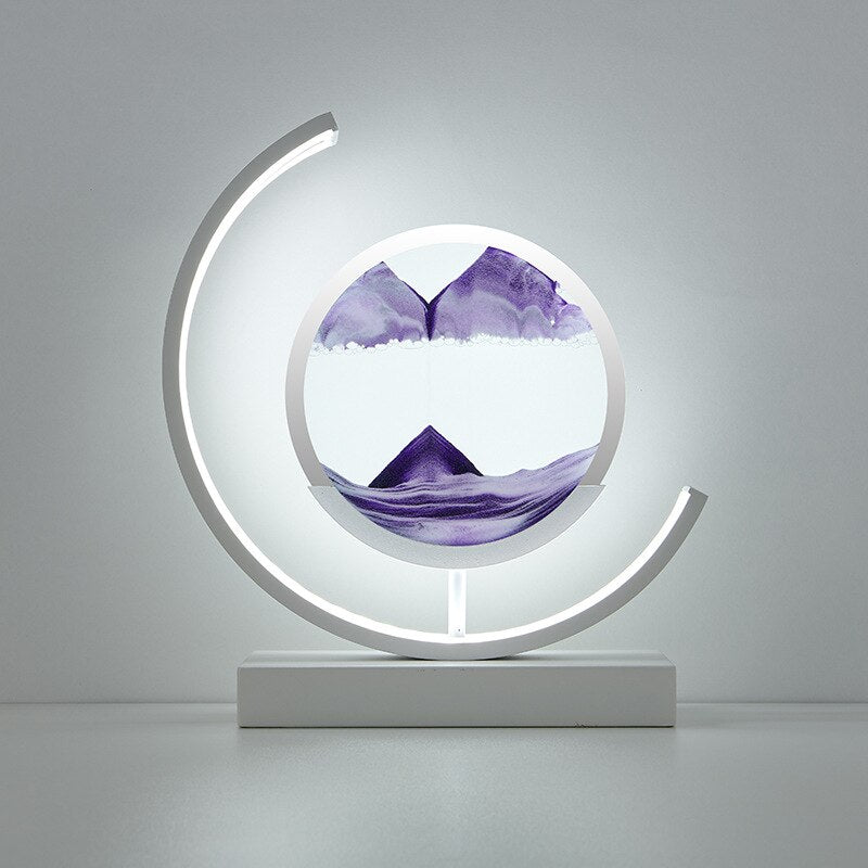 Sandlight – lampa stołowa LED z ruchomym piaskiem