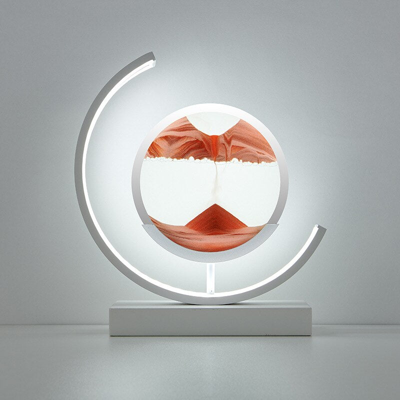 Sandlight – lampa stołowa LED z ruchomym piaskiem