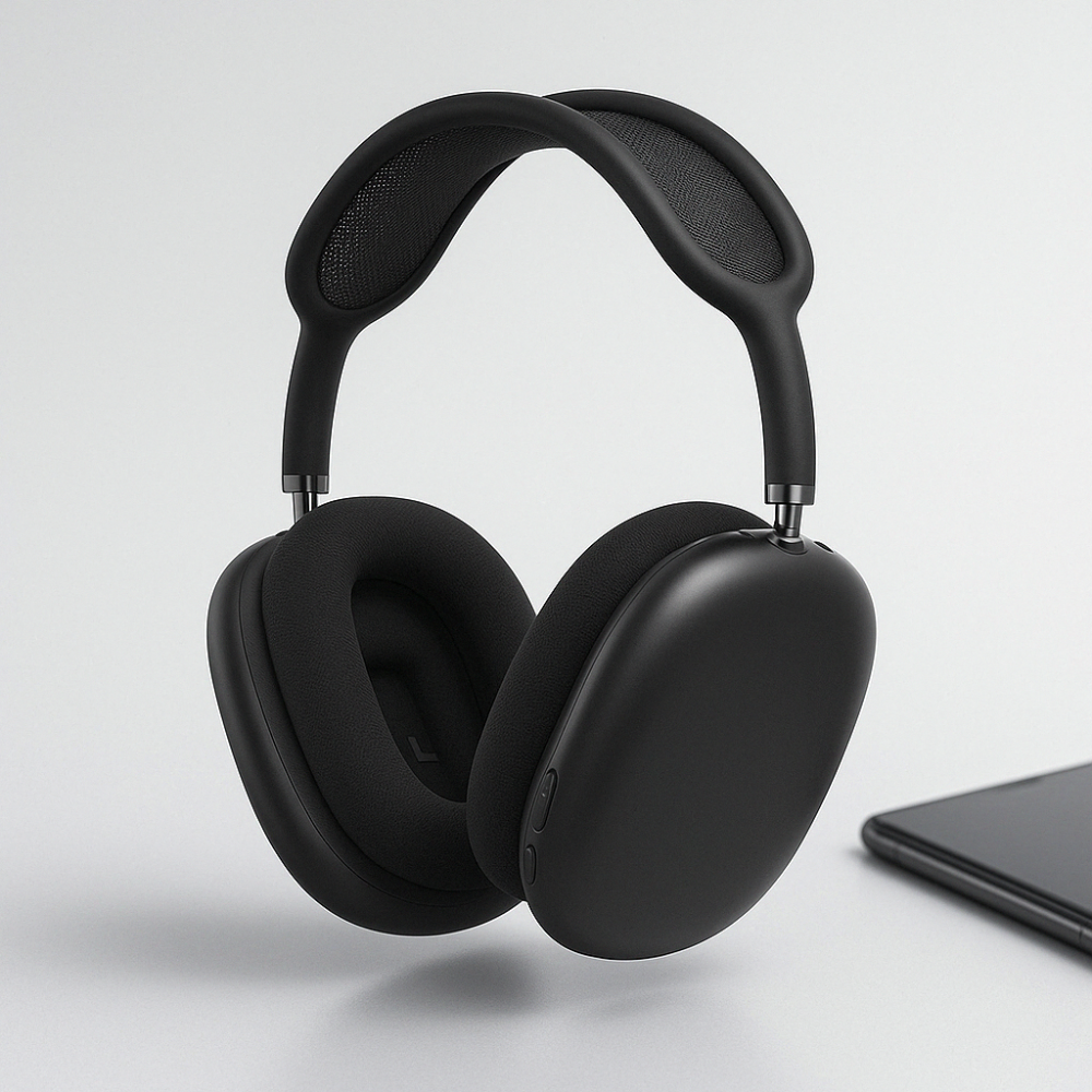 Słuchawki bezprzewodowe nauszne Bluetooth z redukcją szumów