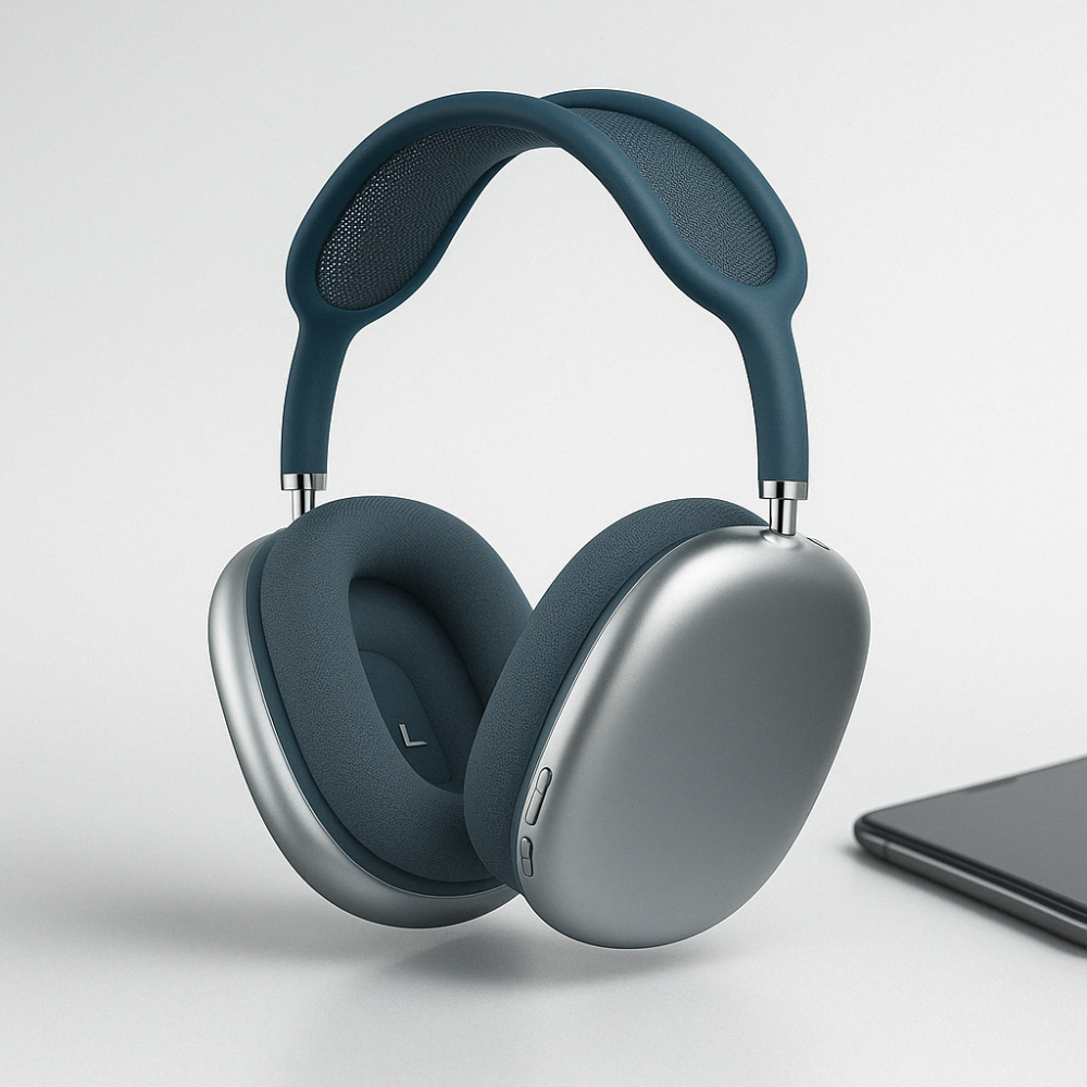 Słuchawki bezprzewodowe nauszne Bluetooth z redukcją szumów