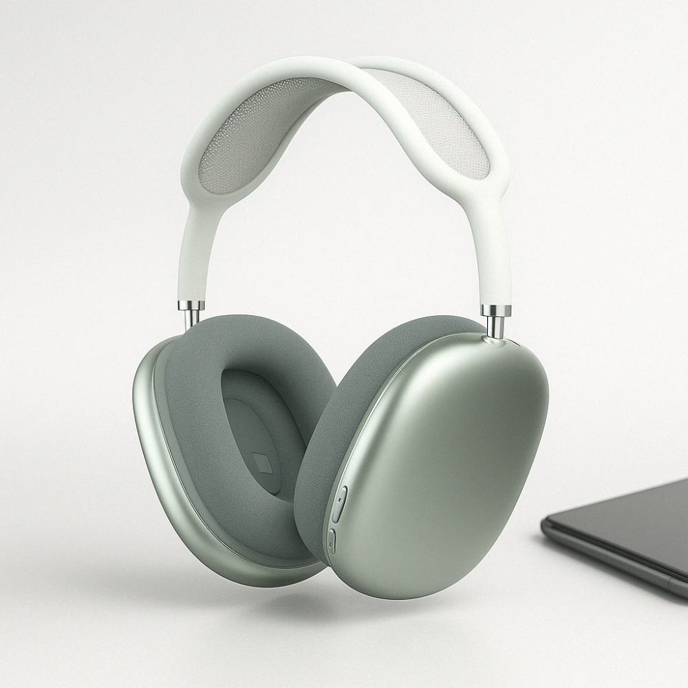 Słuchawki bezprzewodowe nauszne Bluetooth z redukcją szumów