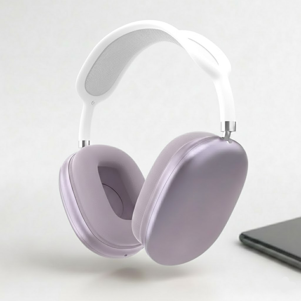 Słuchawki bezprzewodowe nauszne Bluetooth z redukcją szumów