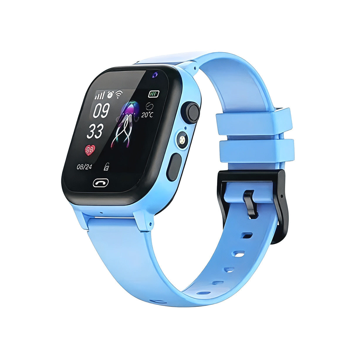 Smartwatch dla dzieci z lokalizatorem GPS, wodoodporny, z kamerą 4G