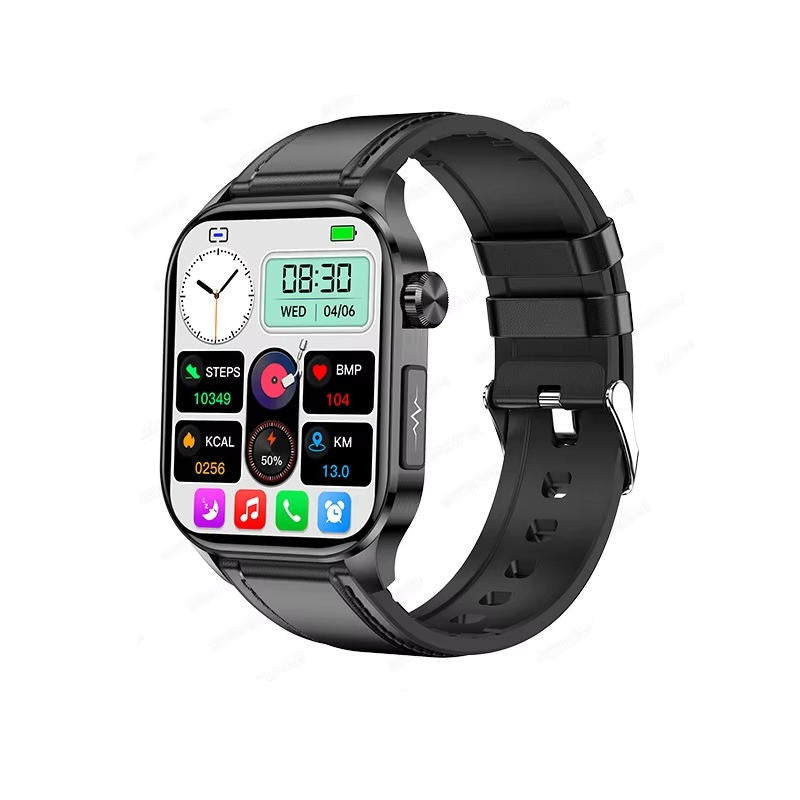 Smartwatch dla seniorów z monitorowaniem ciśnienia i cukru
