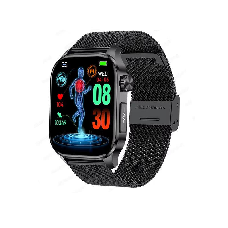 Smartwatch dla seniorów z monitorowaniem ciśnienia i cukru