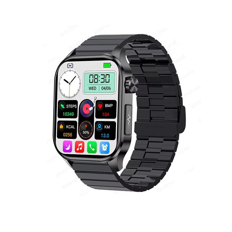 Smartwatch dla seniorów z monitorowaniem ciśnienia i cukru