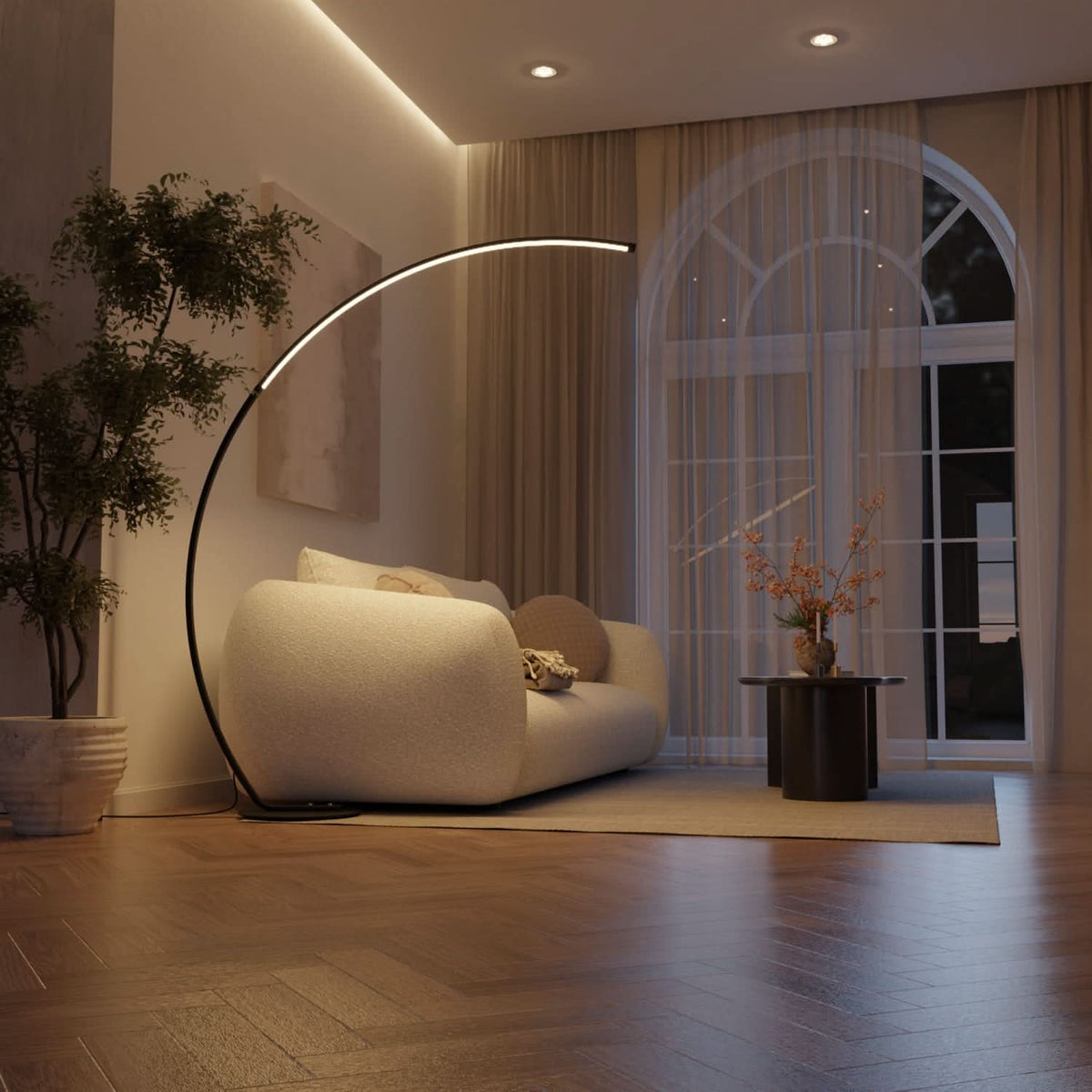 SOLVANE – lampa podłogowa do wyrafinowanych wnętrz