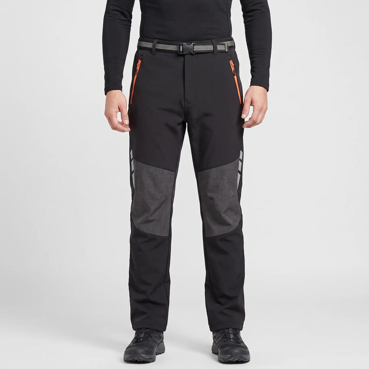 Spodnie trekkingowe męskie z polarem i wodoodpornością