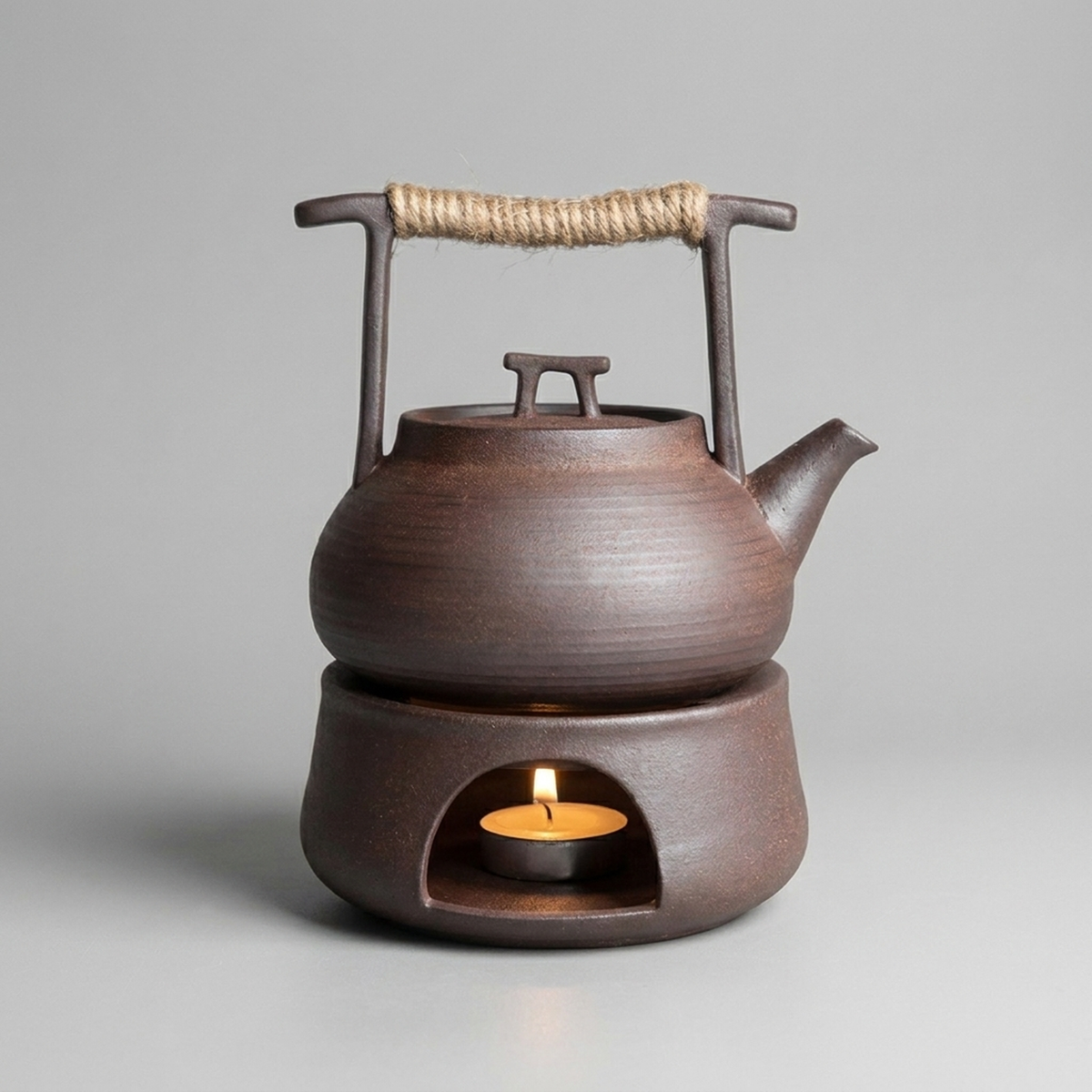 TEAGLOW – dzbanek do herbaty z podgrzewaczem do przytulnego podawania
