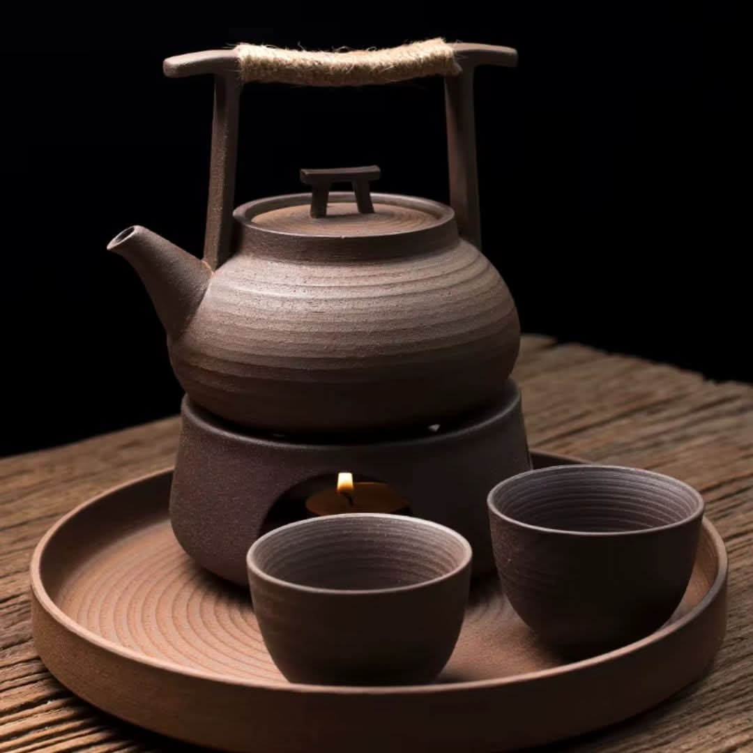 TEAGLOW – dzbanek do herbaty z podgrzewaczem do przytulnego podawania