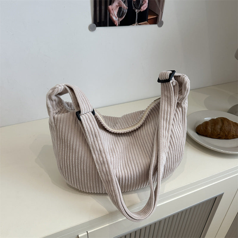 Torba hobo z sztruksu