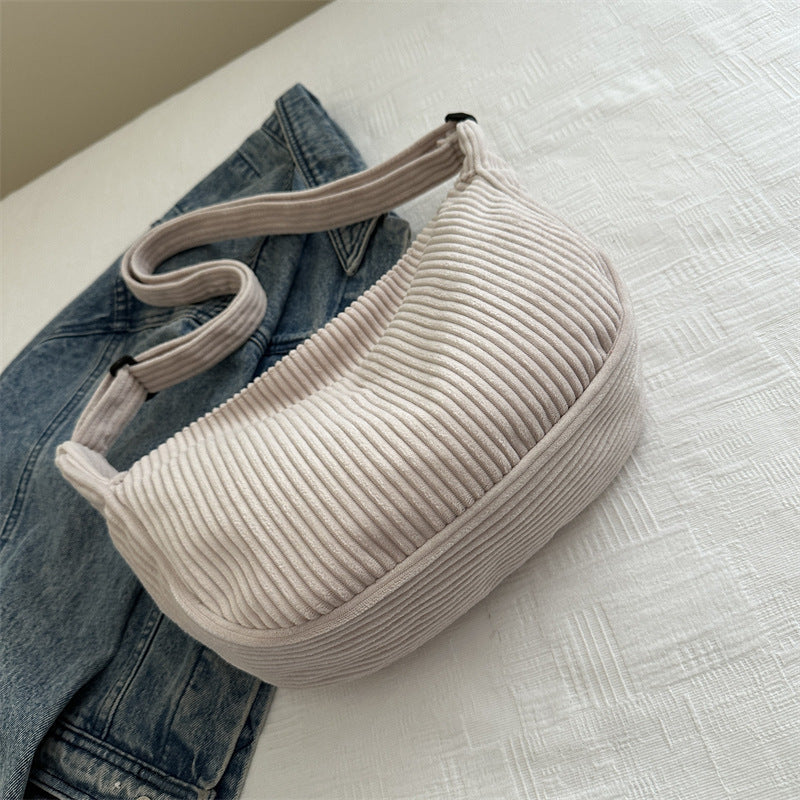 Torba hobo z sztruksu