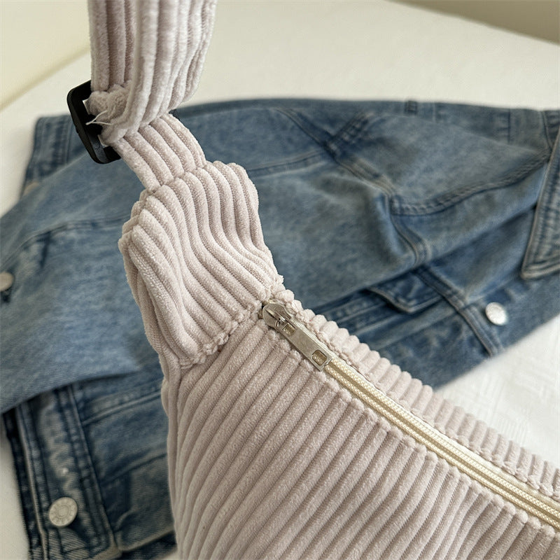 Torba hobo z sztruksu