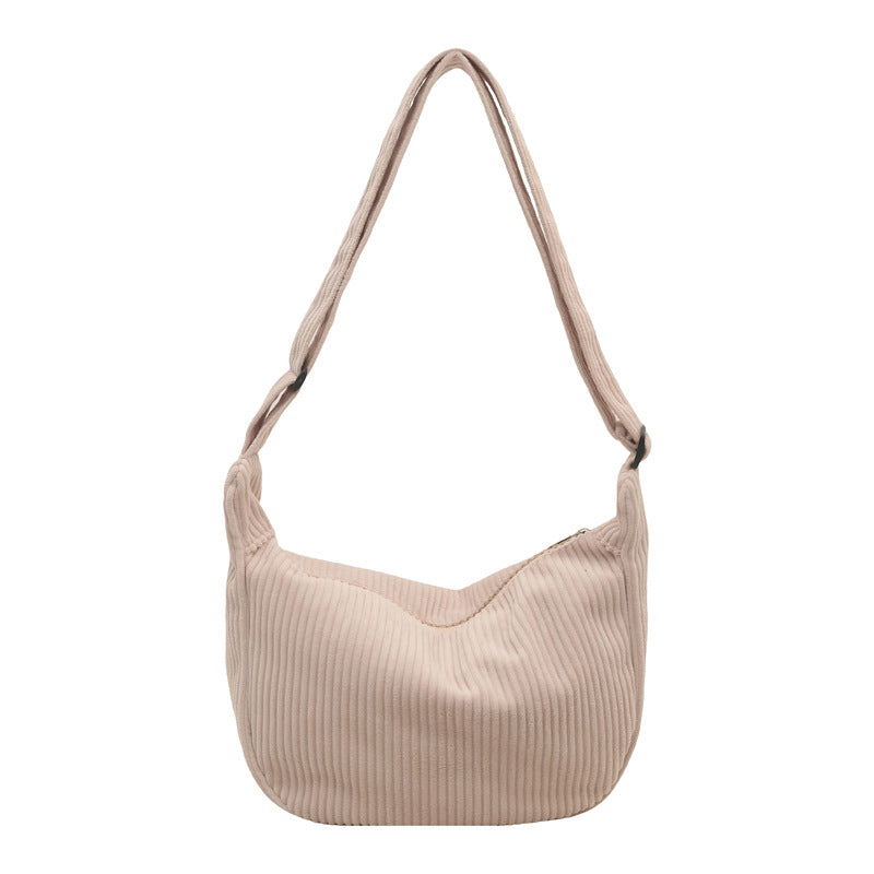Torba hobo z sztruksu