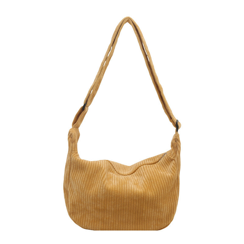 Torba hobo z sztruksu
