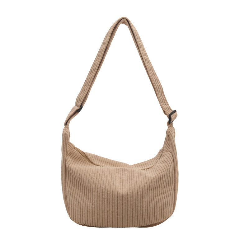 Torba hobo z sztruksu