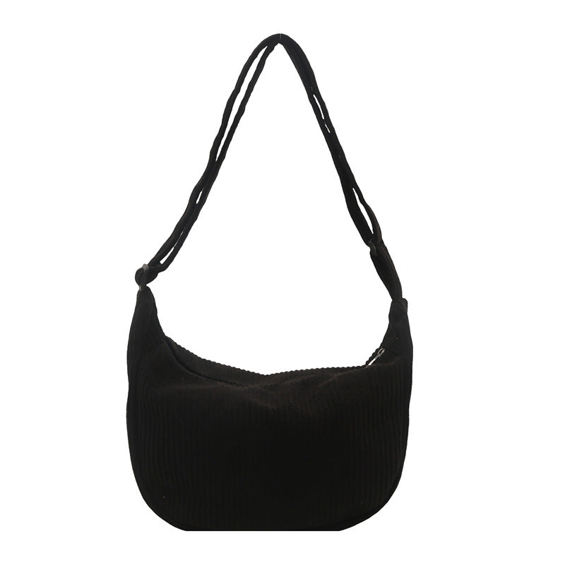 Torba hobo z sztruksu