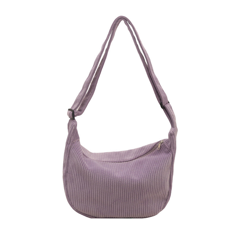 Torba hobo z sztruksu