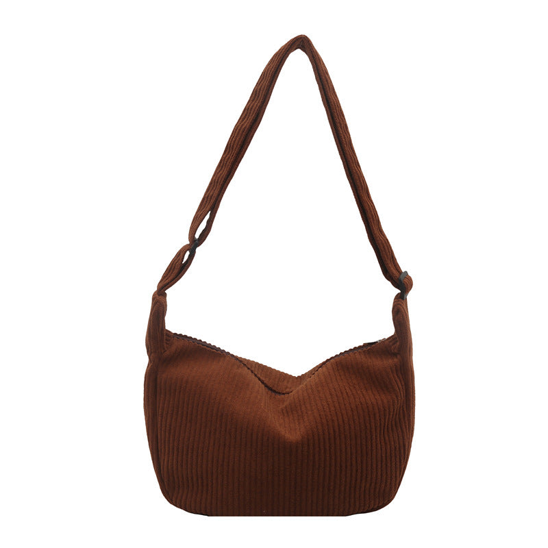 Torba hobo z sztruksu