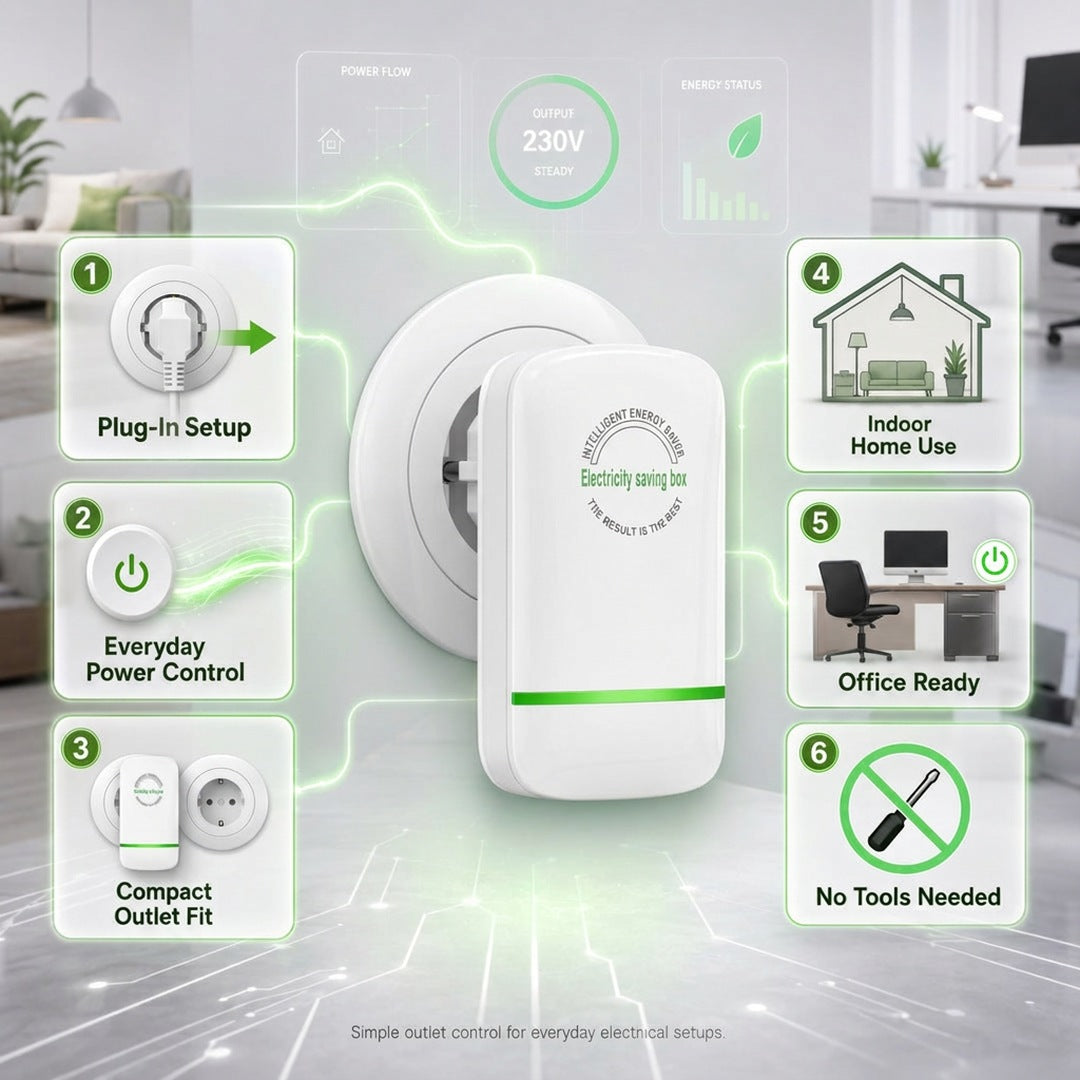 Urządzenie oszczędzające energię do gniazdka domowego