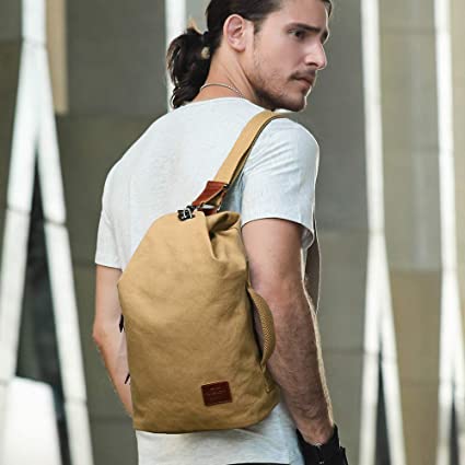 Wodoodporna płócienna torba crossbody z kieszenią antykradzieżową – MultiWear
