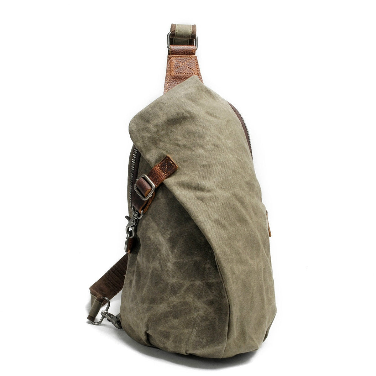Wodoodporna płócienna torba crossbody z kieszenią antykradzieżową – MultiWear