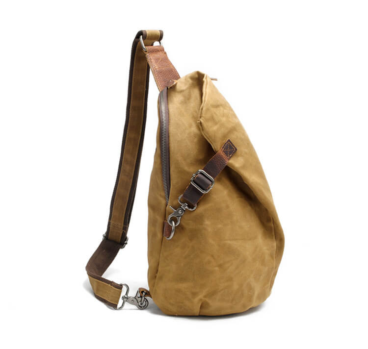Wodoodporna płócienna torba crossbody z kieszenią antykradzieżową – MultiWear